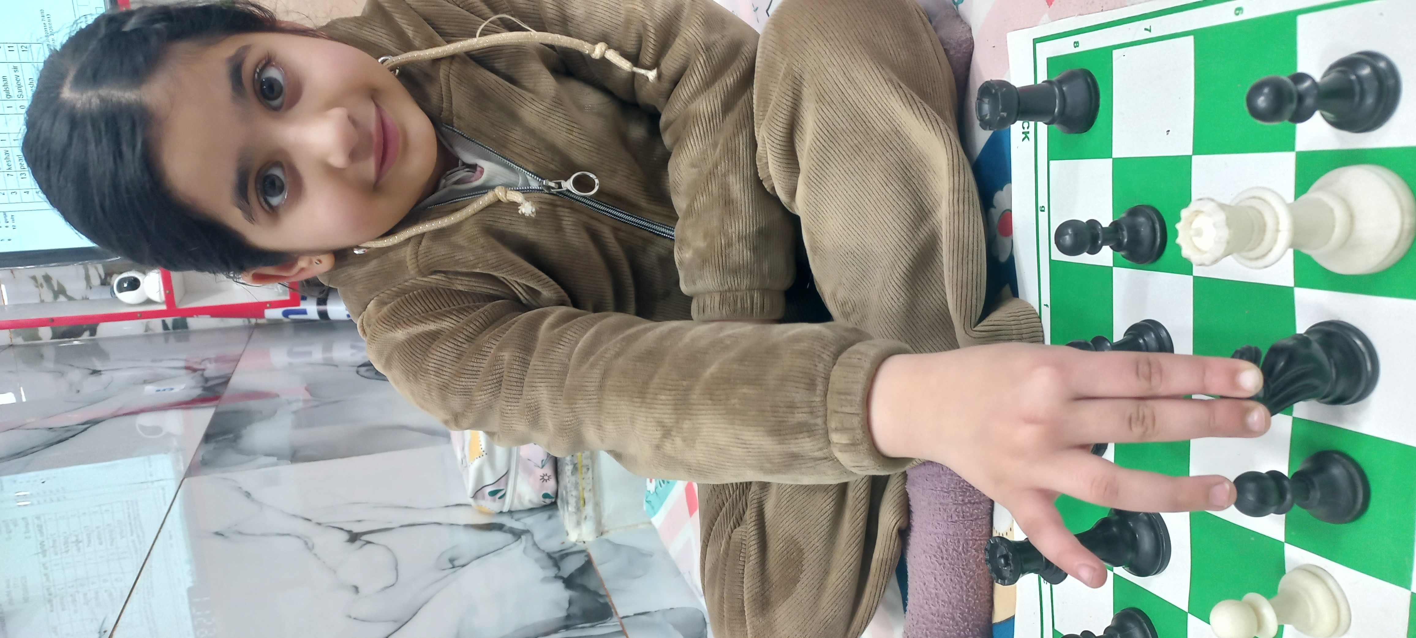 Raesha, a promising chess player